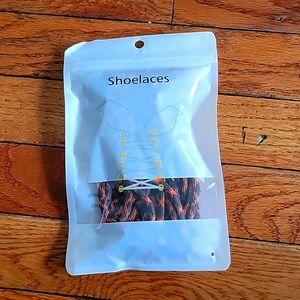 3/$12 39" Brown/ Orange Round Boot Laces